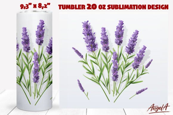 Download 3D Flower Tumbler Wrap / Purple Lavender - 3d flower tumbler wrap Collection