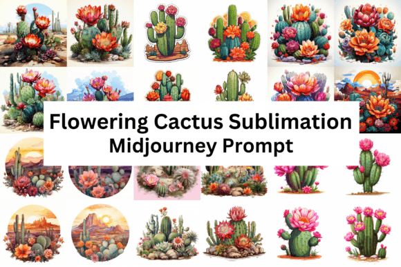 Download Flowering Cactus Sublimation - Cactus sublimation Collection
