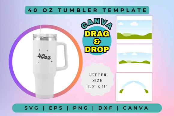 Download 40oz Tumbler Template - Tumbler template Collection