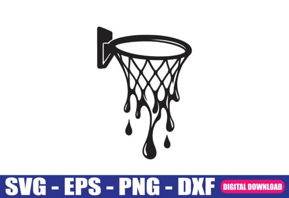 Download Melting Basketball Hoop SVG - Premium Resources