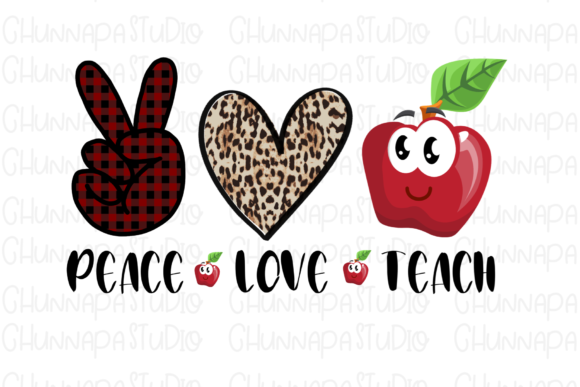 Download Peace Love Teach Png, Back to School Png - Peace love teach png Collection