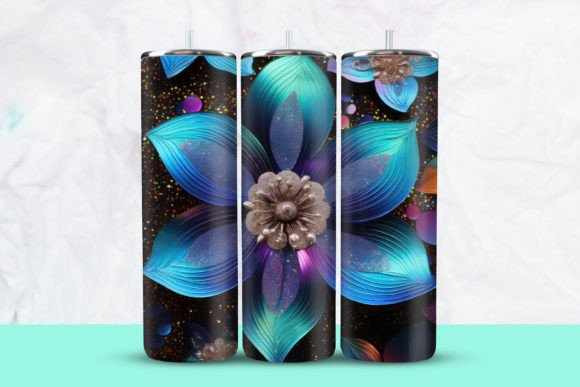 Download 3D Flower Tumbler Wrap - 3d flower tumbler wrap Collection